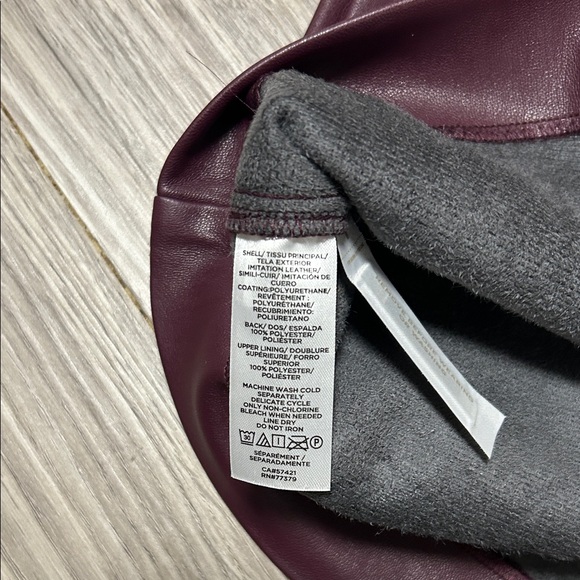 Ann Taylor Faux Leather Dress - Picture 2 of 5